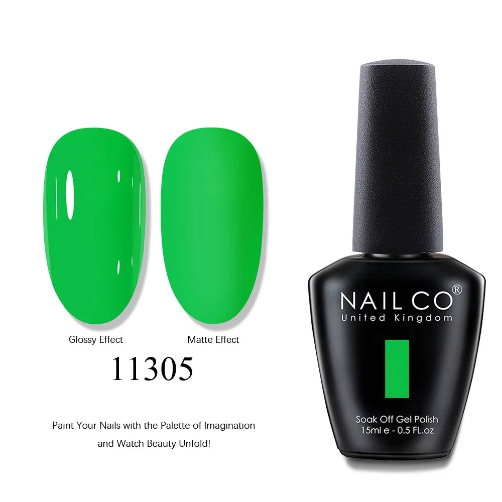 NAILCO 15ml Brown Nails Art Red Color Gel Nail Polish Semi-permanent UV Gel Polish Coffee Manicure Chocolate Hybrid Nail Varnish Tri Light Beauty