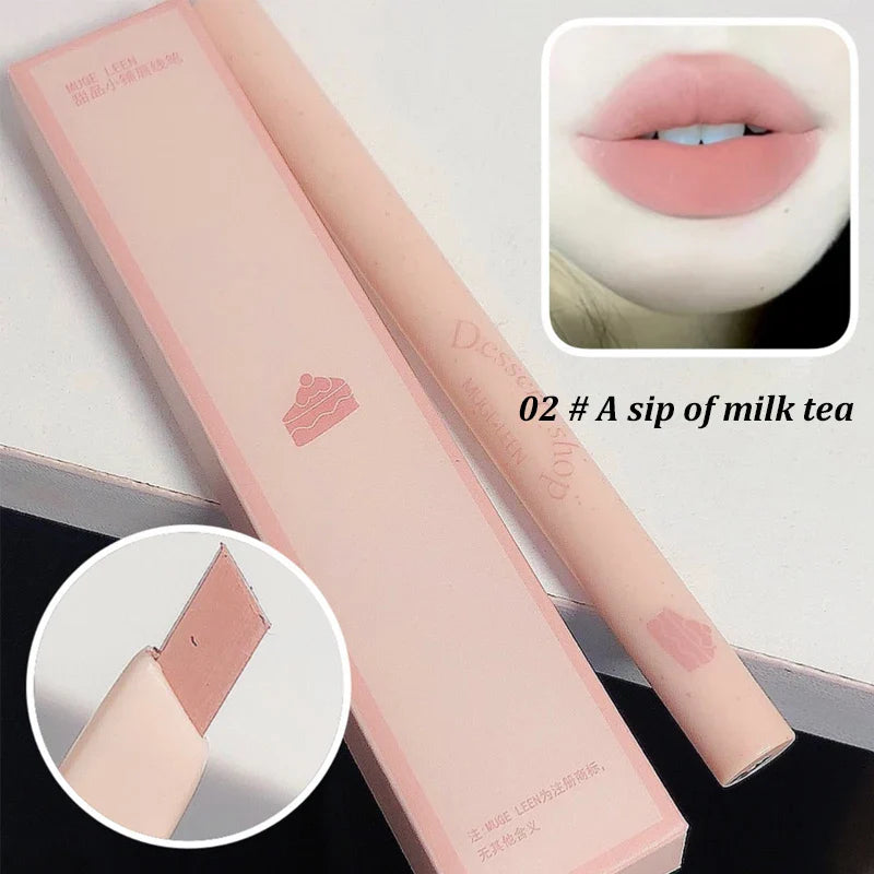 Dessert Lip Liner Automatic rotating waterproof lasting no color outline lip lipstick pen LadyShow.Store