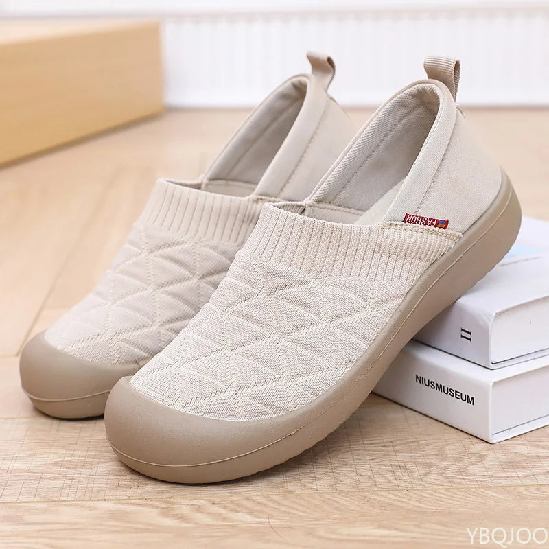 Spring and Autumn Fashion New Lightweight and Comfortable Women's Single Shoes with Soft Surface One Step Stepping Women's Shoes Pi-Mart