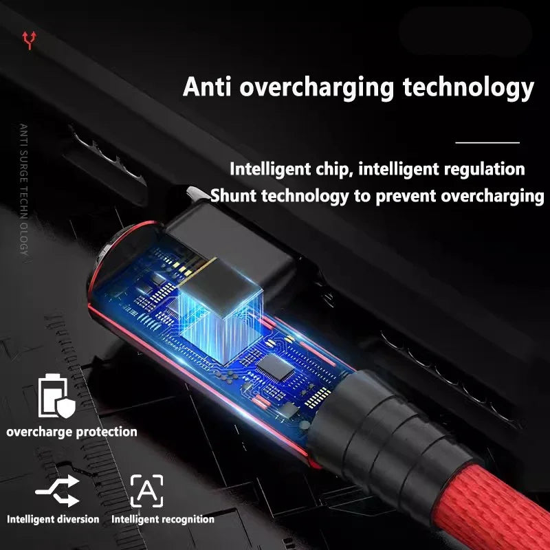 90 Degree USB Cable For iPhone 14 13 12 11 Pro Max X XR 6s 7 8 Plus 2m 3m Lead Mobile Phone Fast Charging Cord Data Charger Wire Pi-Mart