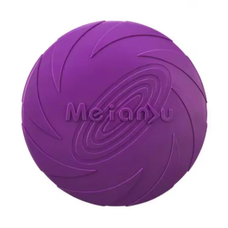 Pet Dog Flying Disk Toy Silicone Material Environmentally Friendly Anti-Chew Dog Puppy Interactive Training Pet Supplies E2 Pi-Mart