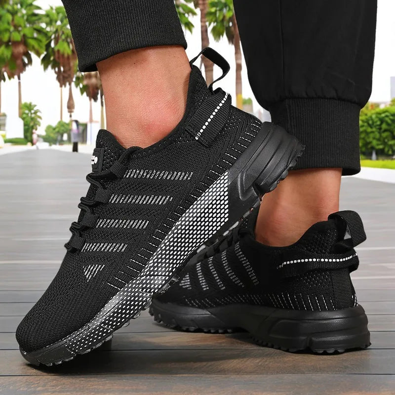 New Men's Sneakers Thick Sole Comfortable Casual Shoes Lightweight Breathable Fashion Running Shoes Luxury Male Tenis Masculino Pi-Mart