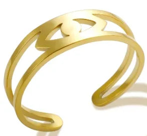 High End Waterproof Hollow Stainless Steel Finger Ring Trendy for Women Personalize Jewelry Wholesale Pi-Mart