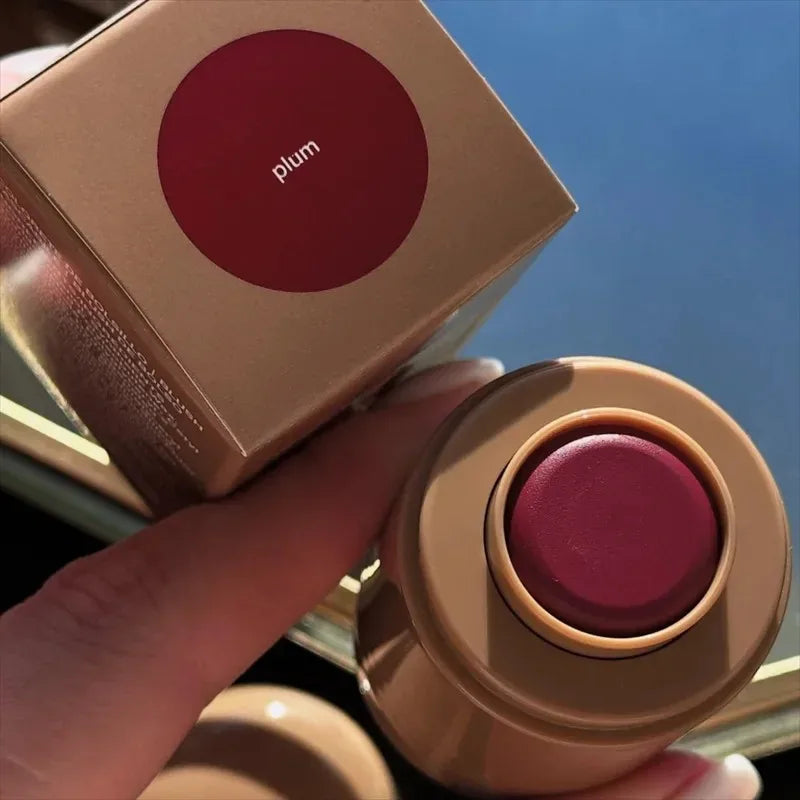 Rhod Pocket Blush LIP Stick Lip And Cheek Hydrating Stick Natural Rouge Powder Blush Cream Lipstick Cheek Easy To Apply Color LadyShow.Store