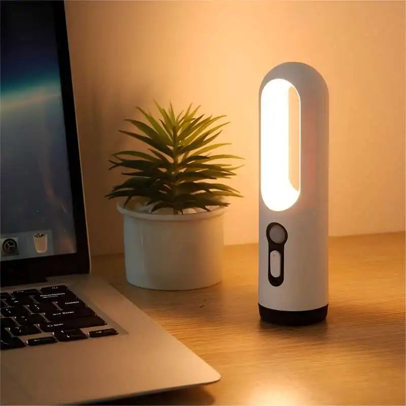 AiQUE LED Motion Sensor Night Light Portable 2 in 1 Flashlight Bedroom Bathroom Reading Camping Lighting Baby Feeding Eye Care Pi-Mart