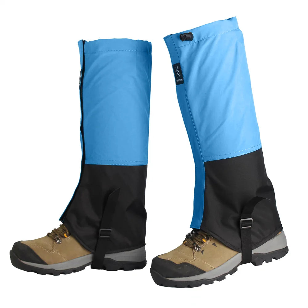 Waterproof Snow Sand Prevention Leg Gaiters Essential Protective Gear for Outdoor Mountaineering Skiing Desert Hiking Exploratio Pi-Mart