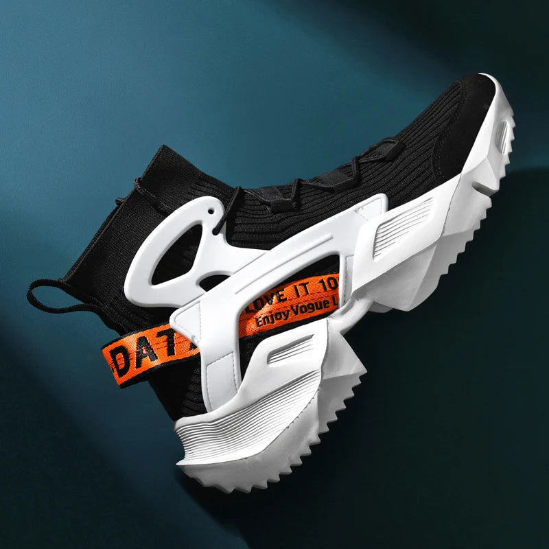 Men's Casual Sneakers Breathable Luxury Trainer Race Shoes Fashion Loafers Running Shoes for Male Pi-Mart