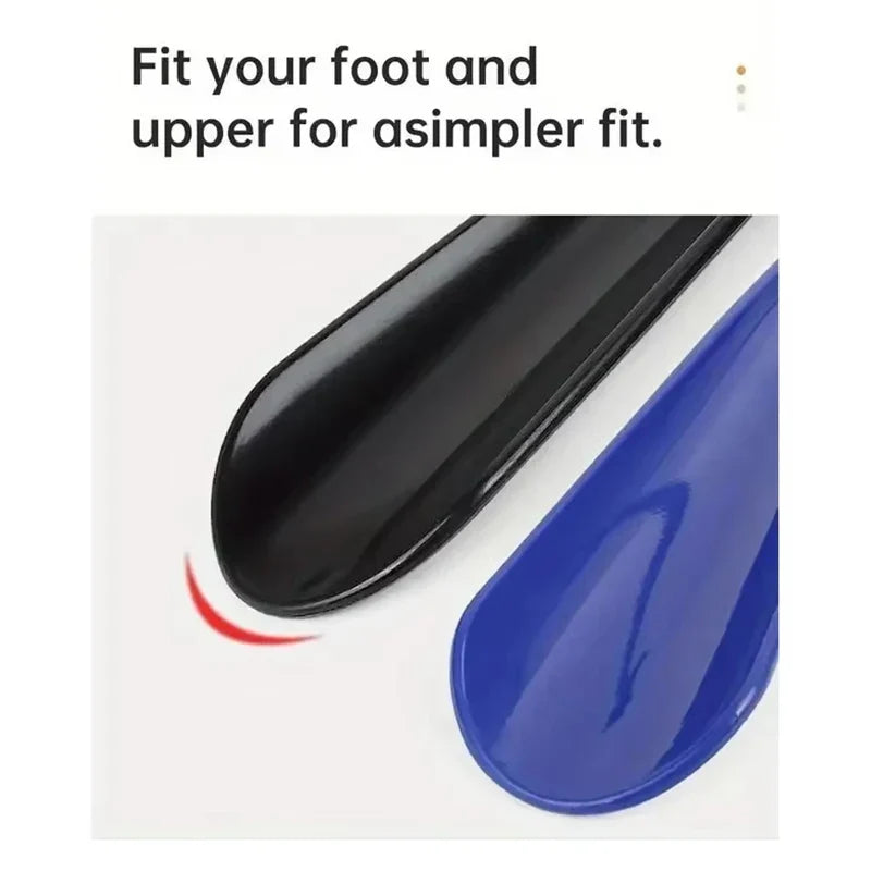 1pc Extra Long Flexible Plastic Shoe Horns Not Require Bending Durable Shoe Spoons For Pregnant Women Wearing Shoe Assistants LadyShow.Store