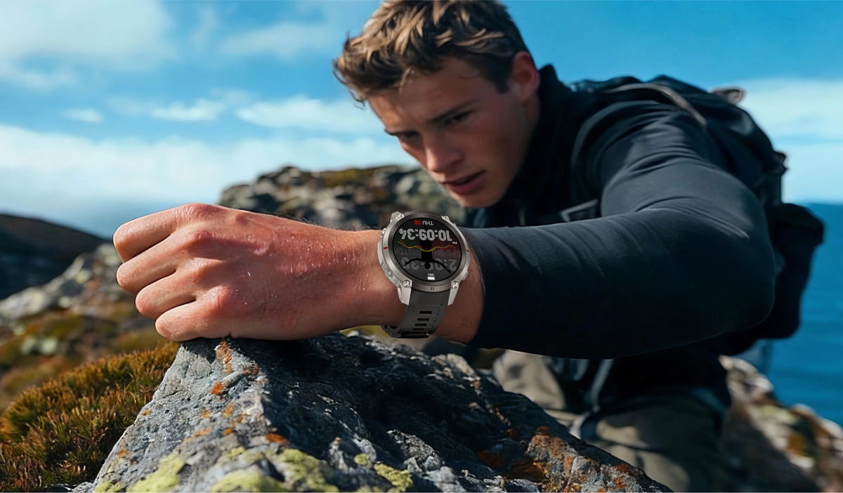 2026 Military Satellite Offline Map GPS Smart Watch Men 1.43''AMOLED Bluetooth Call Compass 5ATM Waterproof 170+Sport Smartwatch Pi-Mart