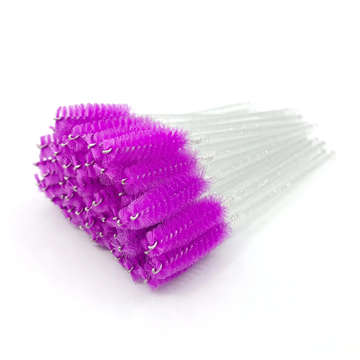 Disposable Eyelashes Brushes Crystal Diamond Handle Lash Brush Eyebrow Mascara Wands Eyelash Extension Supplies Makeup Tools Pi-Mart