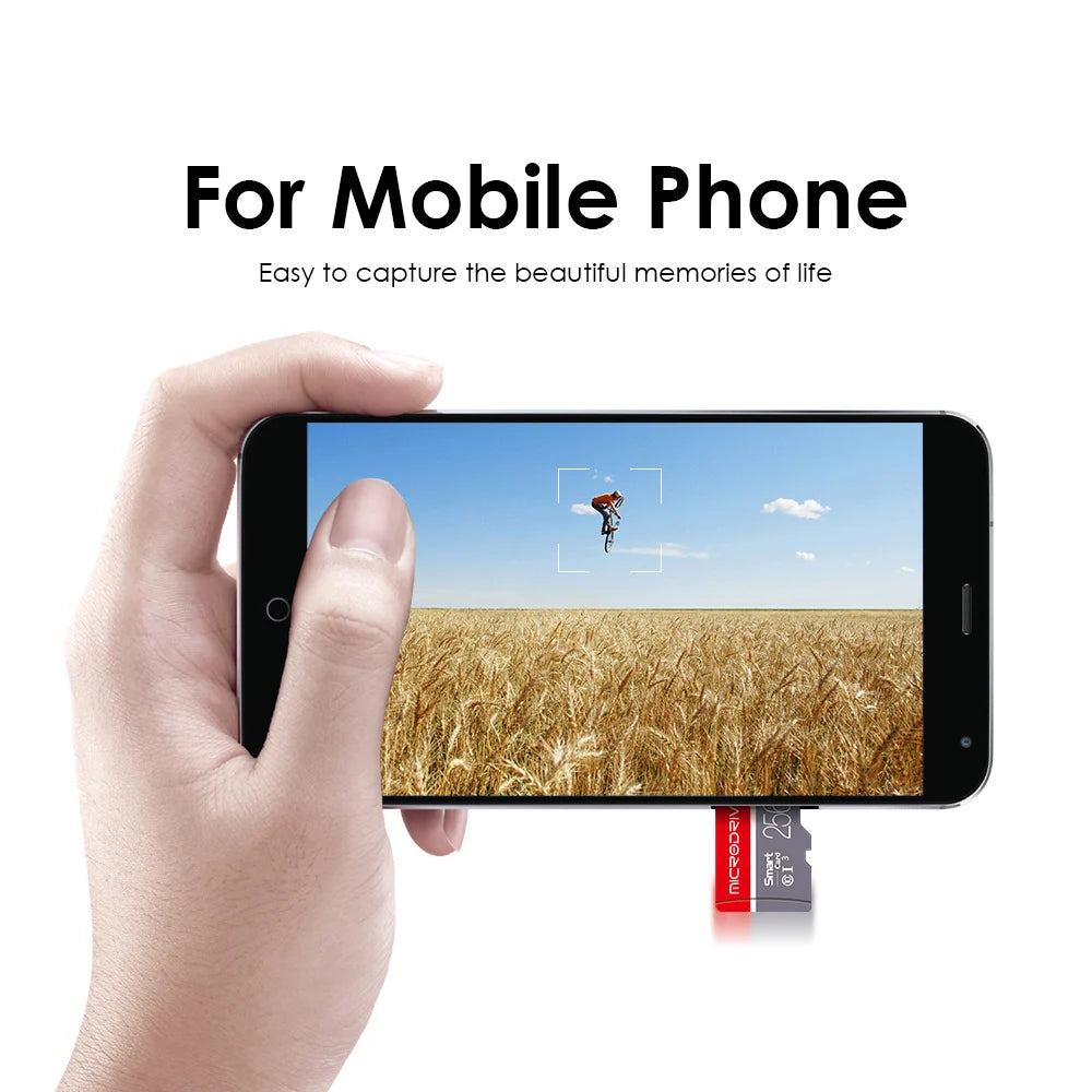 High Speed Mini SD Memory Card 256GB Class 10 Micro TF Flash USB Pen Drive Card 4GB 8GB 16GB 32GB 64GB 128GB for Smartphone Pi-Mart