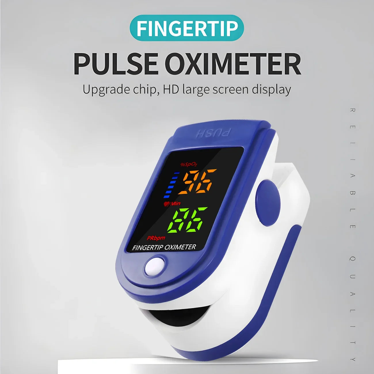 Digital Infrared Thermometer Forehead Body Non-Contact Fever Thermometers Or Medical Portable Finger Pulse Oximeter Blood Oxygen LadyShow.Store