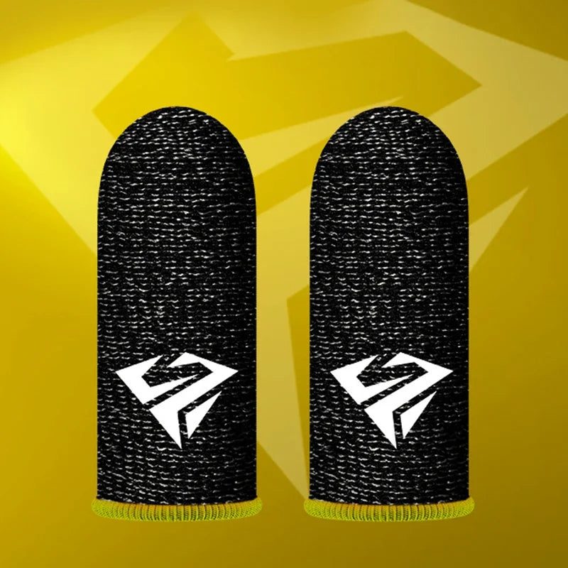 Hot Sales Game Fingertip Gloves Sweatproof Anti-slip Gamer Thimbles Touch Screen Finger Sleeve Breathable Fingertip Parts Pi-Mart