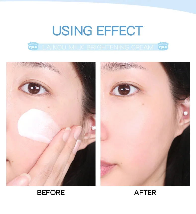 LAIKOU Milk Suyan Carem Anti Wrinkle Whitening Moisturizing Nourish Creams Beauty Aintenance Face Skin Care Cosmetic 55g Pi-Mart