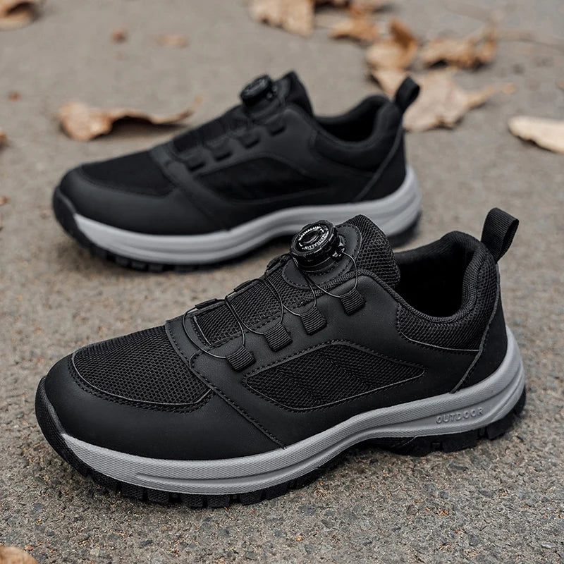 Men'S Spring And Autumn Sports Shoes Rotating Buckle Comfortable And Non Slip Hiking Sports Shoes Plus Size Men'S Shoes 39-48 Pi-Mart