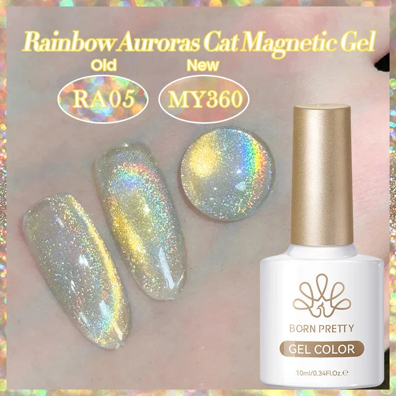BORN PRETTY 117 Colors Cat Magnetic Gel Nail Polish 10ml Full Coverage Varnish Semi Permanent Super Gorgeous Nails Manicure Tri Light Beauty