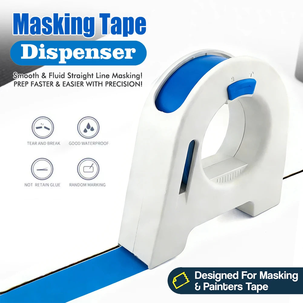 Masking Tape Applicator Tool Manual Paper Tape Dispenser for Wall Painting Caulking Aid Fall Home Renovation DIY Tool Pi-Mart
