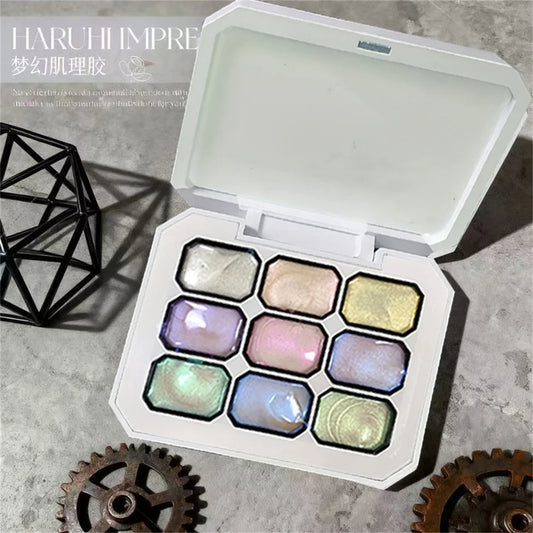1pc 9-color patting gel gradient dream pearlescent texture soak off UV&LED nail polish gel art creation nail home salon DIY ins Tri Light Beauty