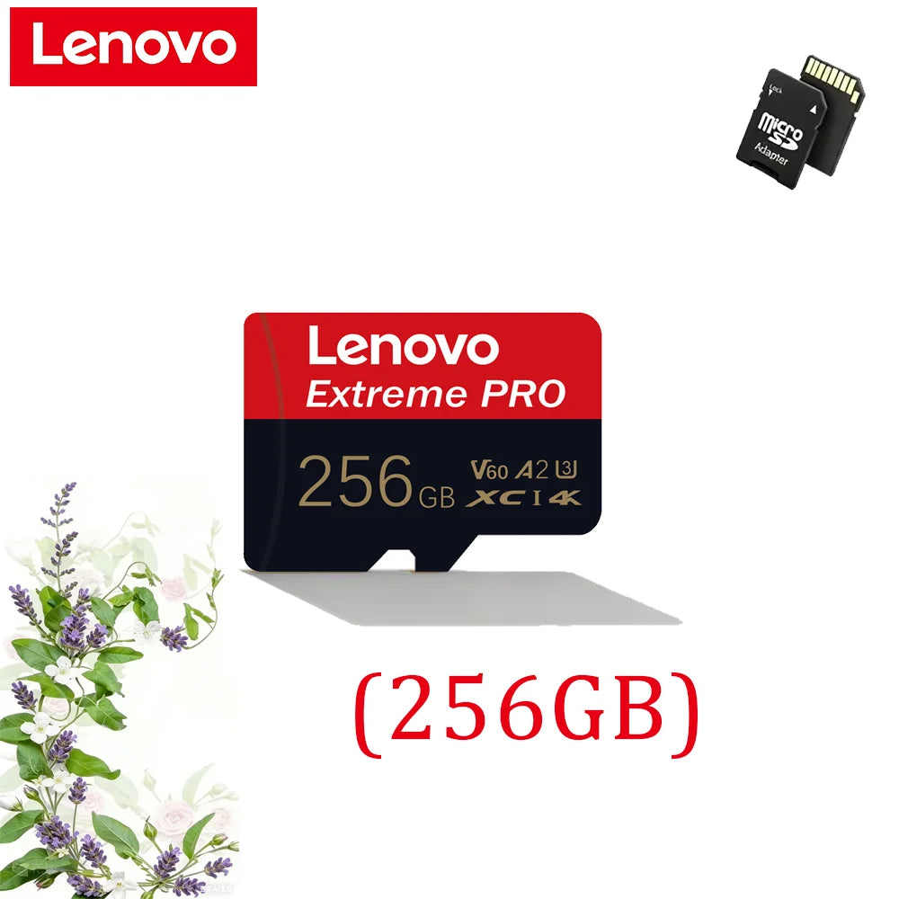 Lenovo 512GB Game-Exclusive Micro TF SD Card A2 V60 High Speed 4K Ultra-HD Video Flash Card 64GB Memory Card for Phone Camera PC LadyShow.Store