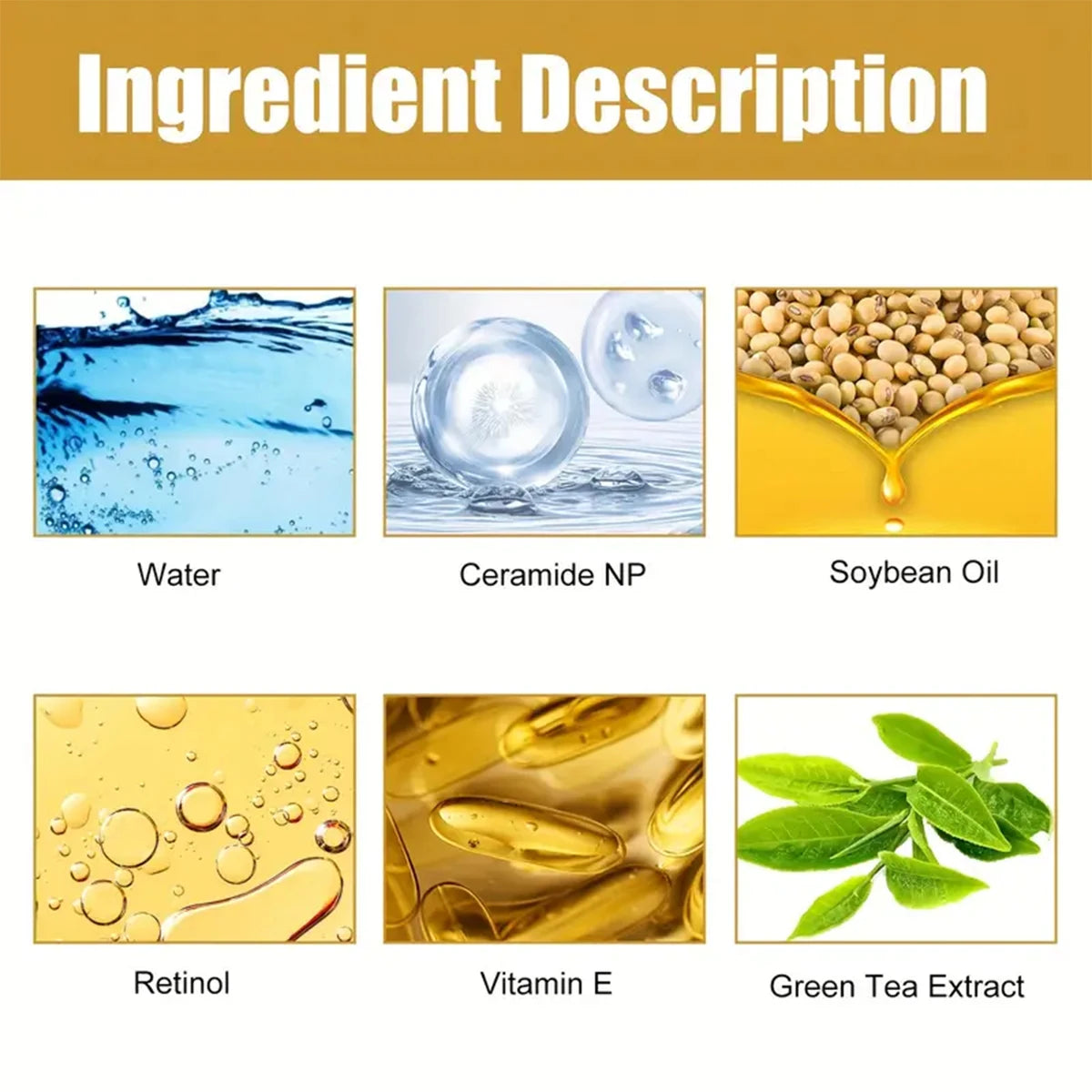 squalane retinol essential oil, brightens and tightens the skin, moisturizes the skin, and reduces dullness Pi-Mart