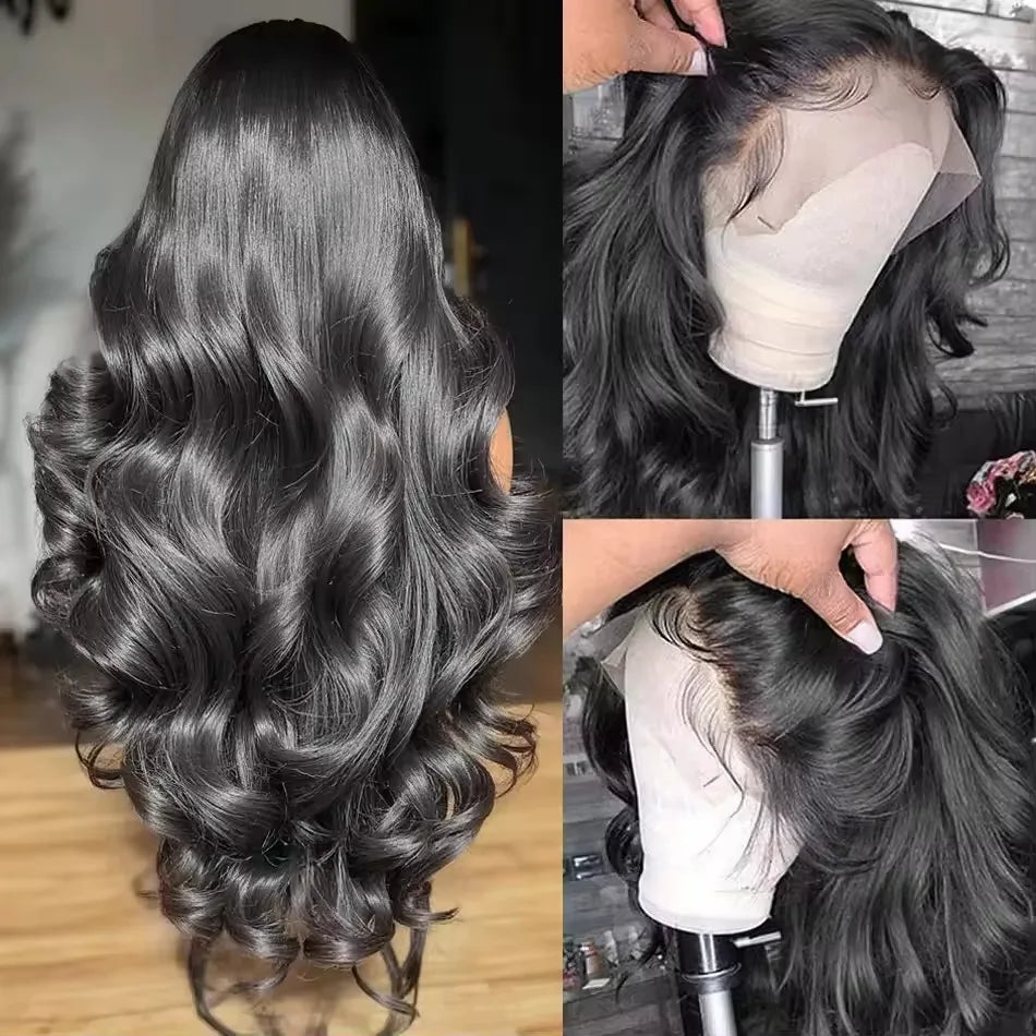 13x4 13x6 HD Body Wave Lace Front Wig 40 Inch Lace Frontal Wigs Lace Frontal Brazilian Wigs Human Hair Wigs Lace Front For Women LadyShow.Store