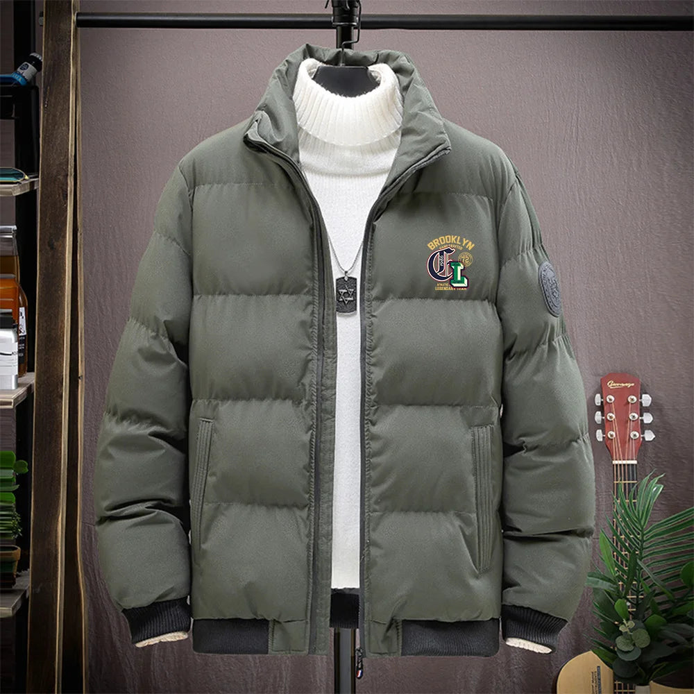 Men Down Jackets High quality Fashion Thick Warm Winter Bomber Jackets Puffer Jackets Parkas Coats Waterproof Mens Winter Coats Pi-Mart
