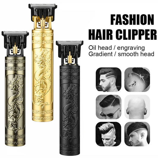 Vintage Cordless Hair Cutting Machine Portable Hair Clipper Electric Hair Trimmer USB Fast Charging Shaver Barber For Hairdresse Pi-Mart