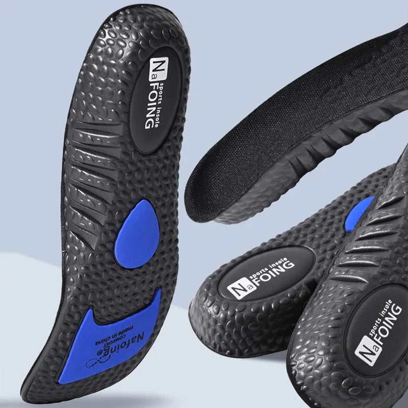 1 Pair Sports Insoles Elastic Running Insole For Shoes Arch Support Insole Absorption Deodorant Breathable Insoles LadyShow.Store