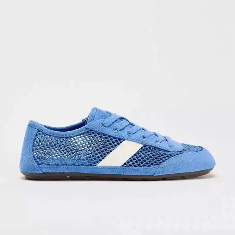 AIYUQI 2026 Women's Flat Sneakers Anti-slip Lace-up Breathable Women Sandals Plus Size Mesh Fabric German Training Shoes Female Pi-Mart