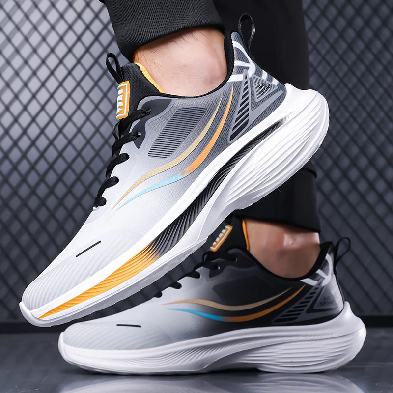 Men's Fashion Sneakers Breathable Comfortable Lightweight Walking Shoes Casual Sports Running Tennis Gym Training Shoes for Men Pi-Mart