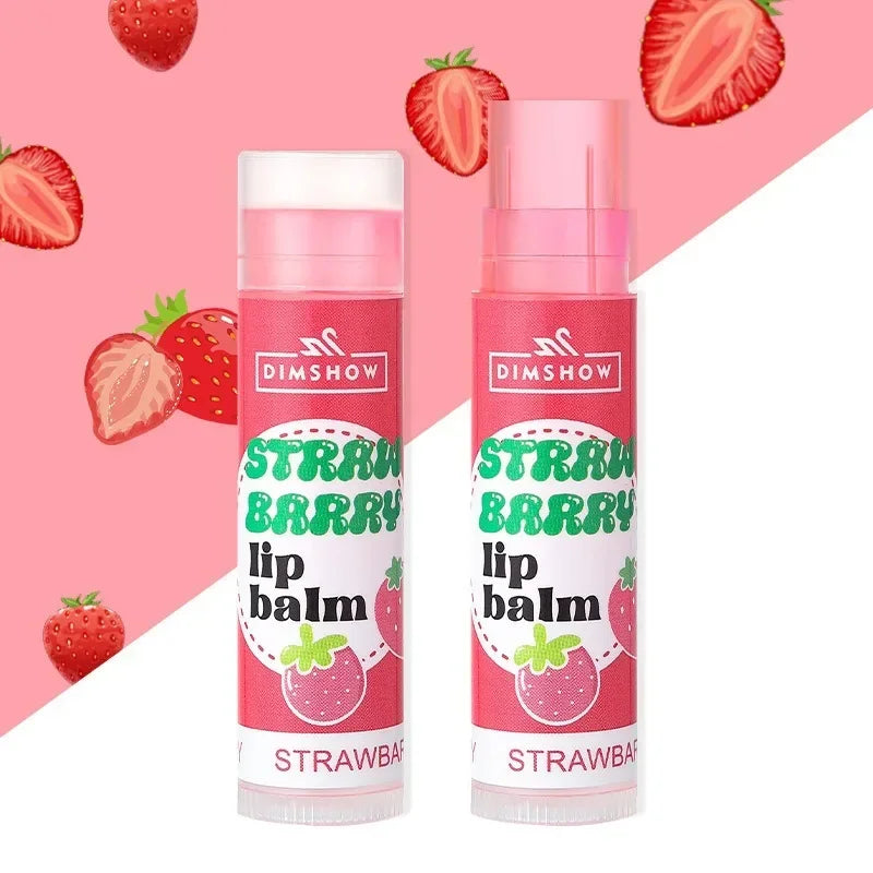 6 Kinds of Fruity Lip Balm Moisturizing Hydrating Long Lasting Lip Lotion Lightening Lip Lines Lips Mask Care Lips Lipstick Balm Pi-Mart