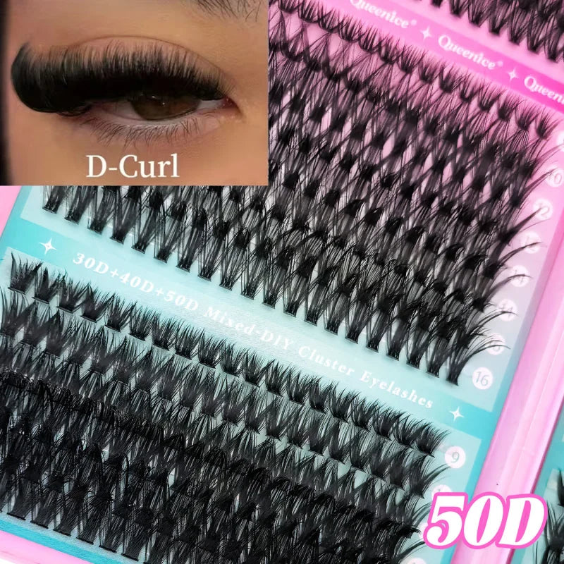 800pcs Cluster False Eyelash, Soft and Durable Design, Suitable for Daily Use, Natural, Everyday, and Voluminous Makeup Effect Pi-Mart