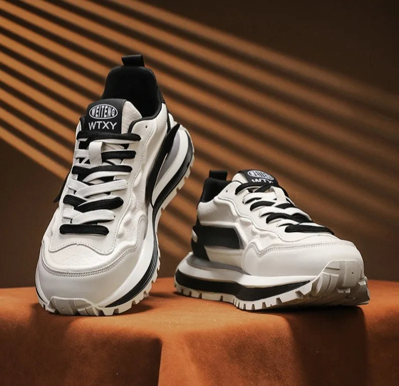 Trend Men Versatile Sneakers 2025 Autumn High Quality Comfortable Platform Sports Running Shoes Outdoor Youth Shoes for Men Plus Pi-Mart