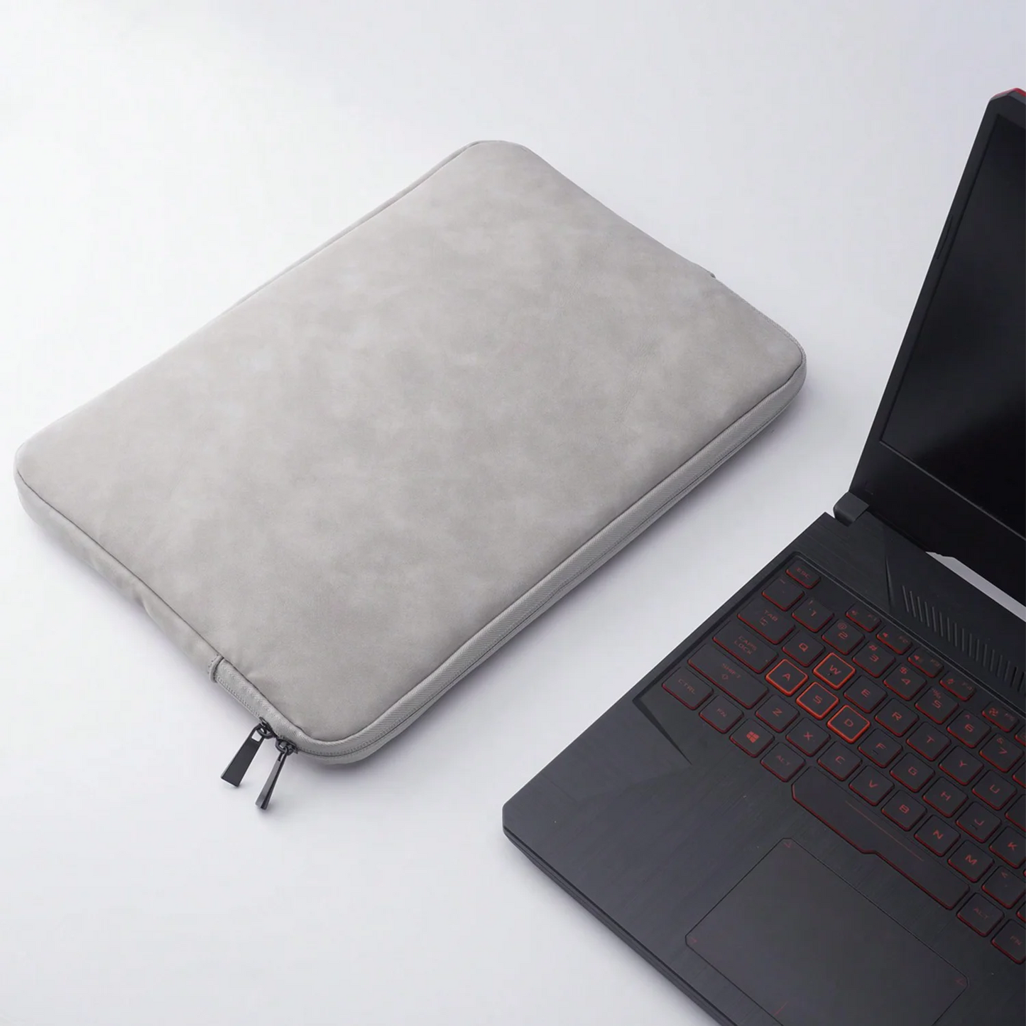 PU sheepskin leather fabric Waterproof Leather 9.7-15.6 inch Tablet PC Carrying Case Protective  Notebook Shockproof Cover Pi-Mart