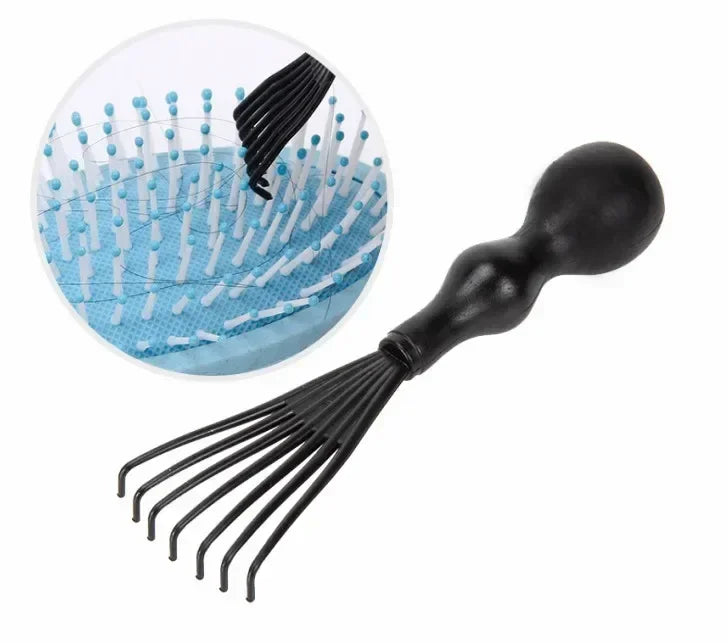 Hair Brush Exfoliating Hair Brush Bristle Women's Wet Curly Hair Comb Salon Hair Styling Tool，Special for Real Hair Wigs Pi-Mart