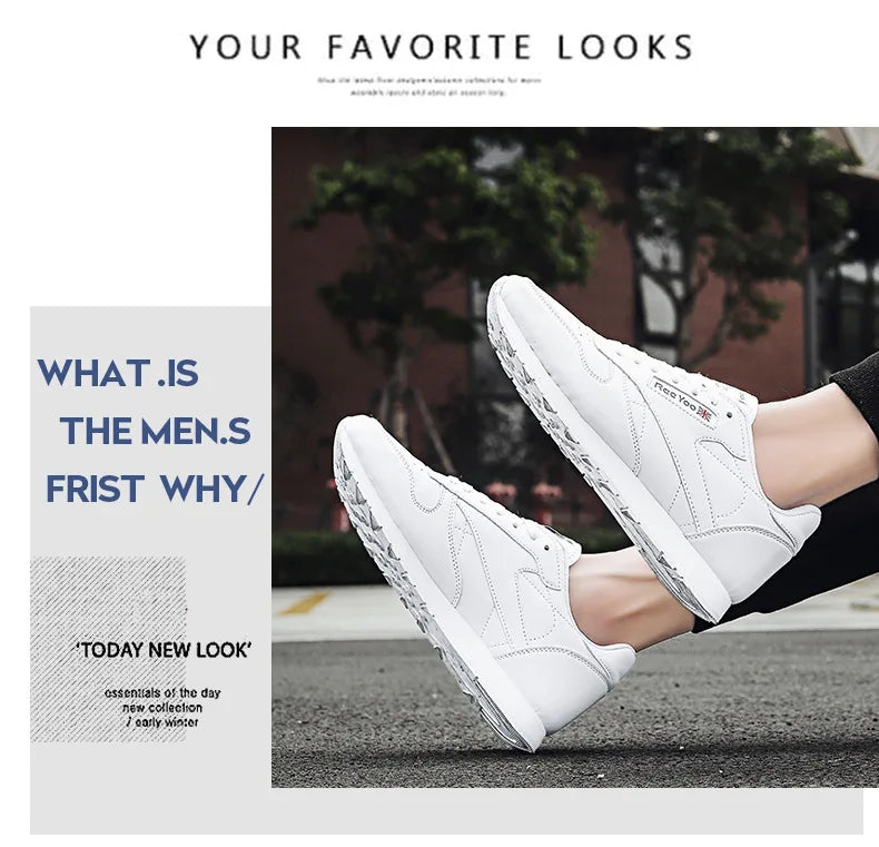 Mens Fashion Casual Shoes Brand Design Comfort Outdoor Anti-slip Comfortable Sports Sneakers Vulcanized Running Shoes for Men Pi-Mart