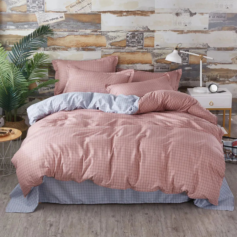 Lovely Cartoon King Size Duvet Cover Set 220x240 Skin Friendly Double Bed Quilt Cover Blanket Comforter Cover and Pillowcase Pi-Mart