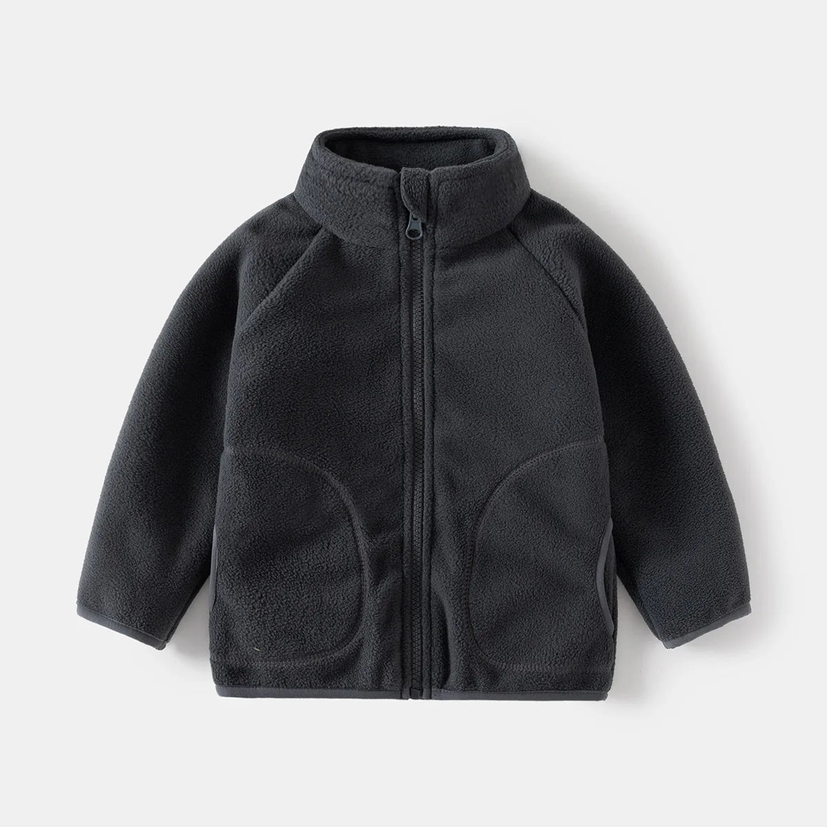Ircomll New Children Boys Polar Fleece Jacket Autumn Winter Kids Coat Causal Toddler Stand Collar Zipper Outwear Boys Clothing Pi-Mart