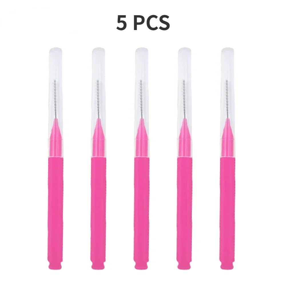10/50PS Portable Mini Eyebrow Brushes Disposable Eyelash Brow Lifting Brush Applicators Lash Extension Comb Beauty Makeup Tools Tri Light Beauty