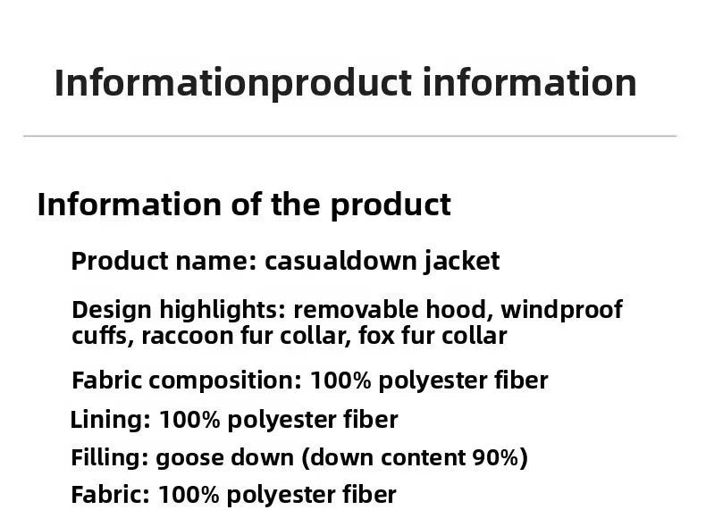 High Brand White Goose Down Jacket Coat Parka Men's Clothing Winter Padded Puffer Jackets Luxury Hooded Padding Outerwear HWY309 Pi-Mart