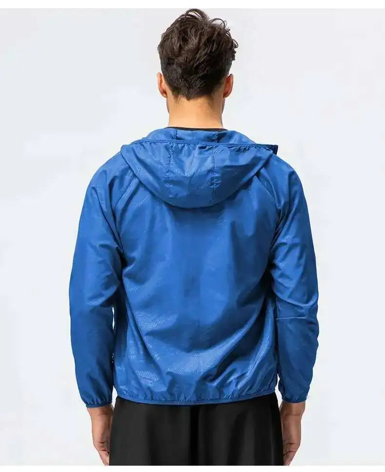 Fishing Rain Wind Breaker Coat For Men Women Waterproof Jacket Hiking Climbing Clothes Sun Protection Quick Dry Rain Coat Pi-Mart