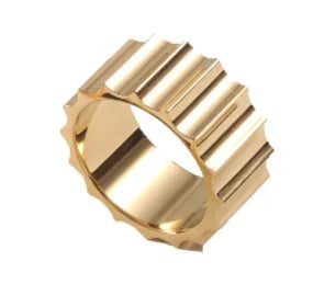 Stainless Steel Ring for Women Inlaid Zircon Rings Waterproof Romantic Fashion Jewelry Pi-Mart