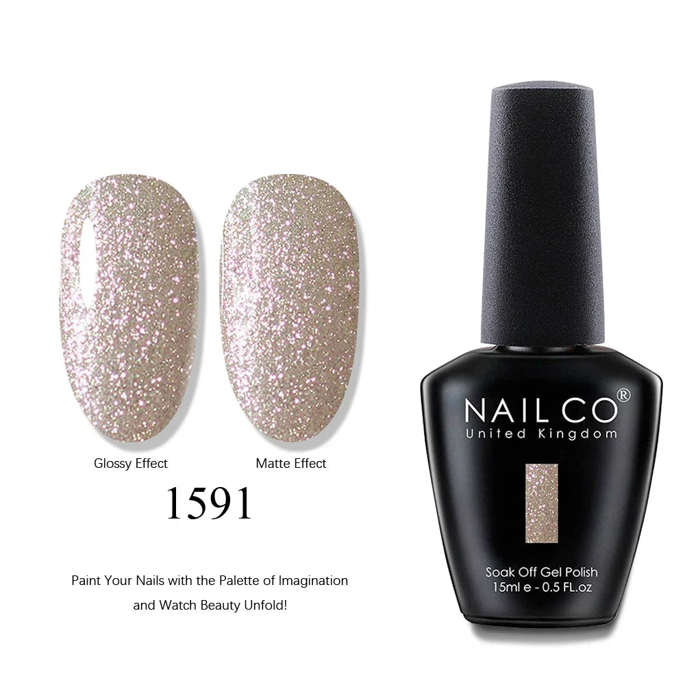 NAILCO 15ml Brown Nails Art Red Color Gel Nail Polish Semi-permanent UV Gel Polish Coffee Manicure Chocolate Hybrid Nail Varnish Tri Light Beauty
