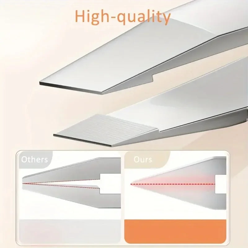 Ouriner Eyebrow Tweezers Set 4 Pcs Stainless Steel Eyebrow Forceps Professional Beauty Tool Set For Facial Hair Inward Growing LadyShow.Store