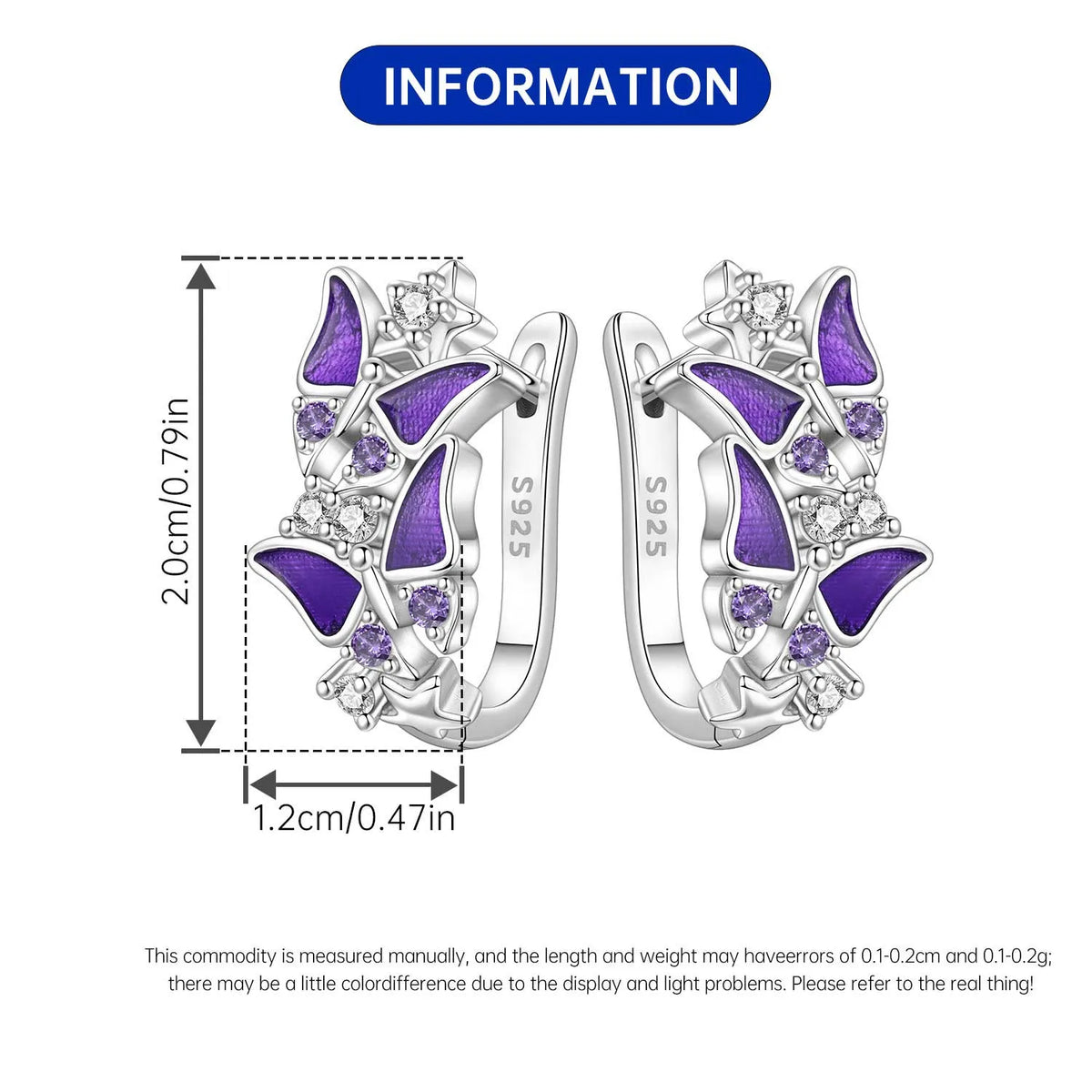 925 Sterling Silver Cute Lazy Cat Animal Pet Earrings Jewelry Hoop Earrings For Women Jewelry Birthday Party Fine Gifts Pi-Mart