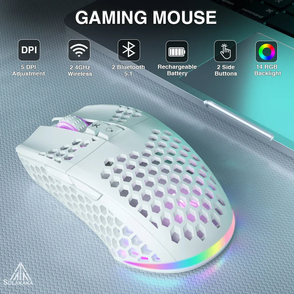 SM600 3-Mode Connection Wireless Gaming Mouse
