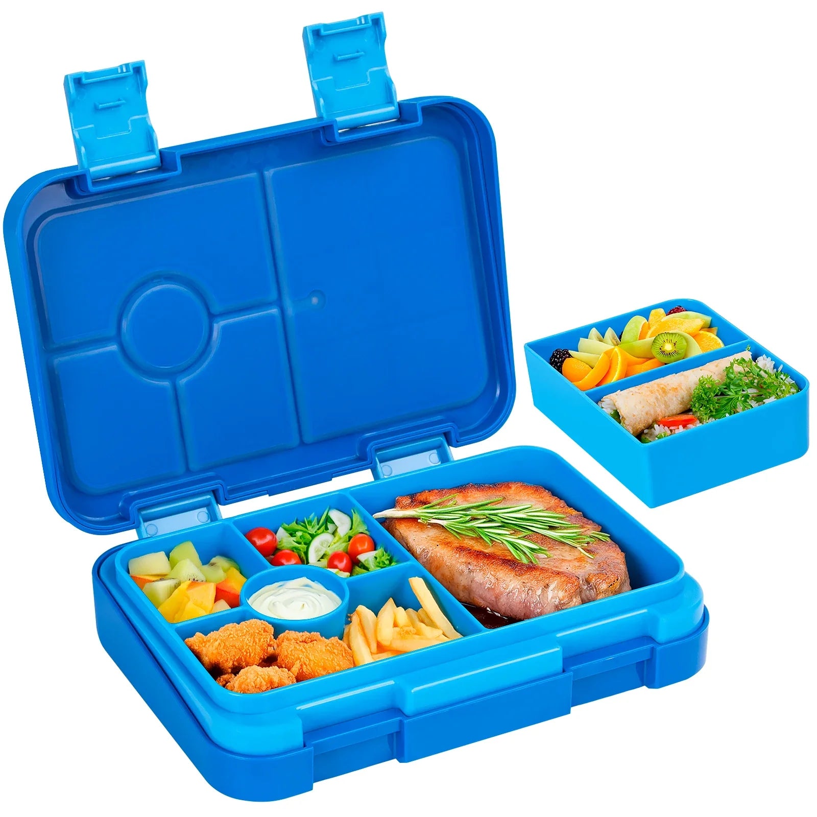 Adorable Kids Lunch Box Student Microwave Safe Travel Bento Box Halloween Container Portable Leak Proof Fruit Salad Bento Box LadyShow.Store
