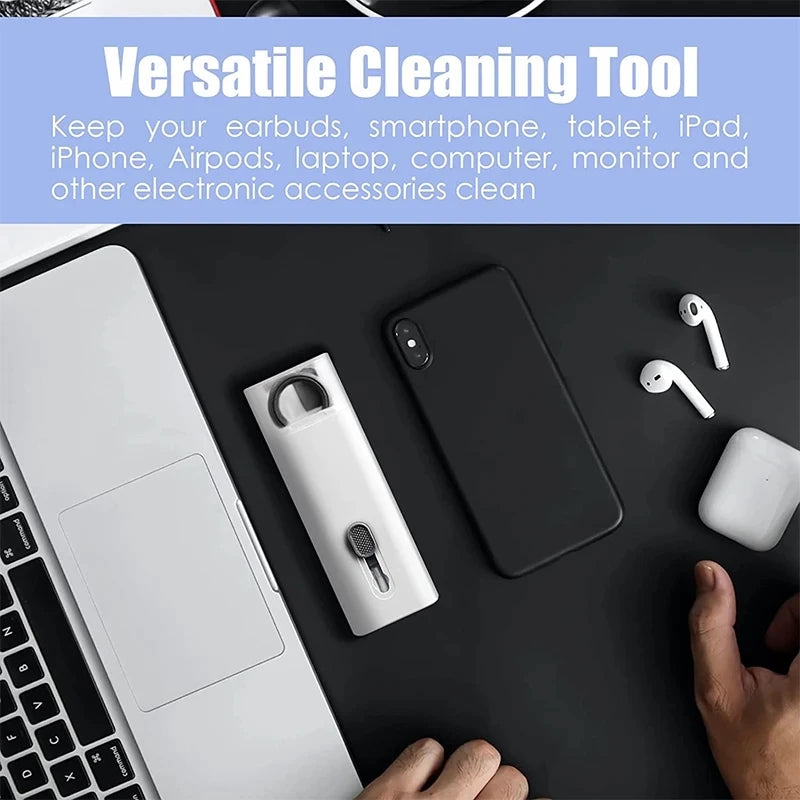 7 in 1 Computer Keyboard Cleaner Brush Kit Earphone Cleaning Pen For Headset Keyboard Cleaning Tools Cleaner Keycap Puller Kit Pi-Mart