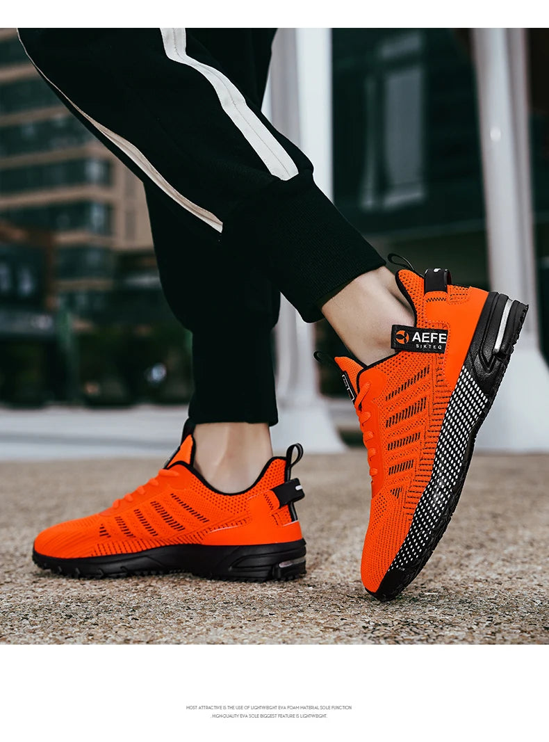 New Men Running Shoes Breathable Outdoor Sports Shoes Lightweight Sneakers for Men Comfortable Athletic Training Footwear Pi-Mart