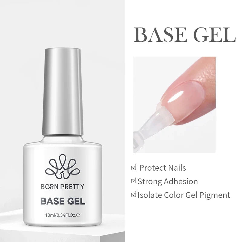 BORN PRETTY 10ml Jelly Nude Gel Nail Polish 50 Colors Semi Transparent Nail Art Nail Supplies Soak off UV LED Nails Gel Varnish Tri Light Beauty